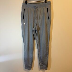 Under Armour Men's L Gray Loose Jogger Sweatpants ColdGear